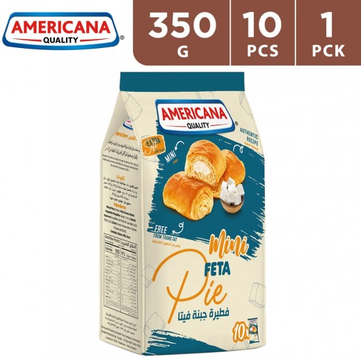 Americana Mini Patee Feta Cheese 350 g (10 Pieces) - delivered by Taw9eel Fast