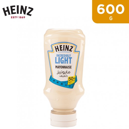 Heinz Incredibly Light Mayonnaise 600 g - delivered by Taw9eel Fast