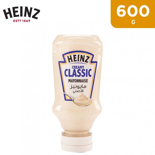 Heinz Creamy Classic Mayonnaise 600 g - delivered by Taw9eel Fast