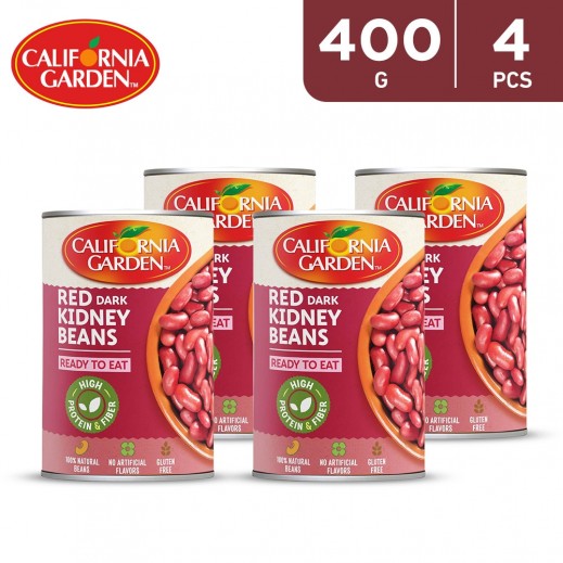 California Garden Red Kidney Beans Can 4 x 400 g - delivered by Taw9eel Fast