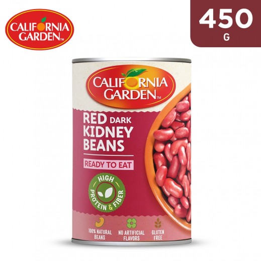 California Garden Gluten Free Red Dark Kidney Beans Can 450 g - delivered by Taw9eel Fast