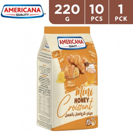 Americana Honey Mini Croissant 220 g (10 Pcs)