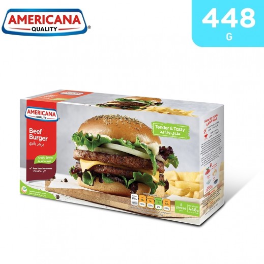 Americana Arabic Spices Burger 8s 448 g - delivered by Taw9eel Fast