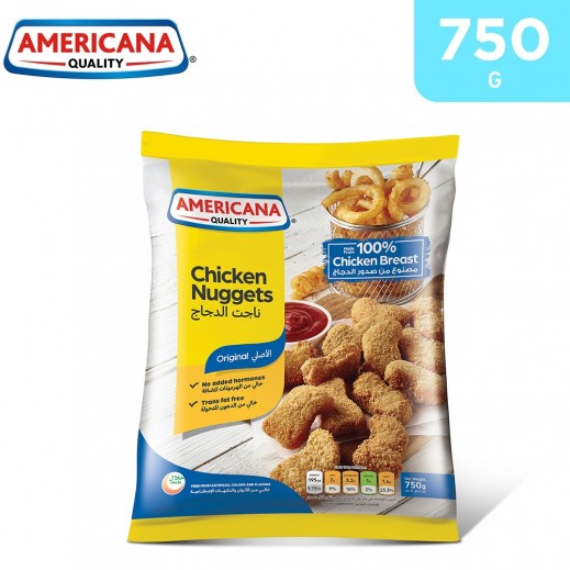 Americana Chicken Nuggets 750 g - delivered by Taw9eel Fast