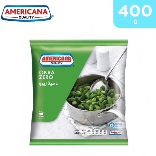 Americana Okra Zero  400 g - delivered by Taw9eel Fast