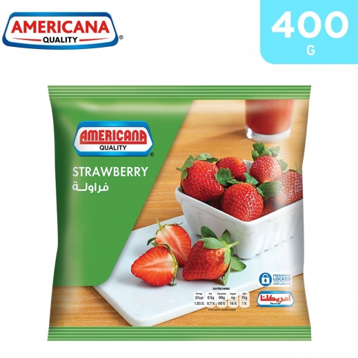 Americana Frozen Strawberry 400 g - delivered by Taw9eel Fast