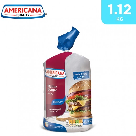 Americana Frozen 20 Lamb Burger 1.120 kg