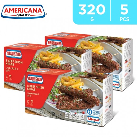 Americana Beef Shish Kabab 5 x 320 g