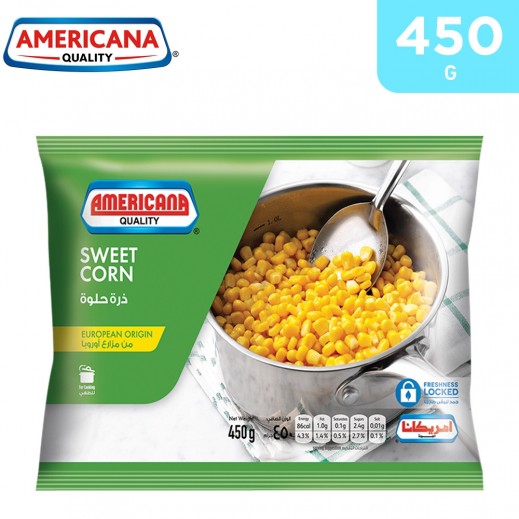 Americana Frozen Sweet Corn 450 g - delivered by Taw9eel Fast
