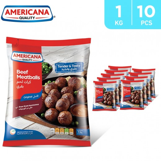 Americana Frozen Beef Meatballs 1000 g