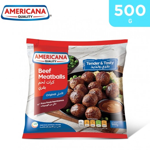 Americana Frozen Original Beef Meatballs 500 g