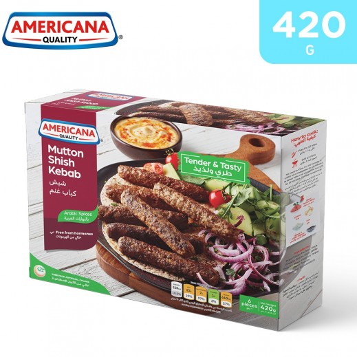 Americana Frozen Lamb Shish Kebab 420 g - delivered by Taw9eel Fast