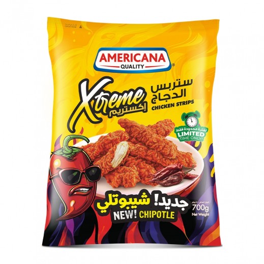 Americana Chicken Strips Xtreme Chipotle 700 g