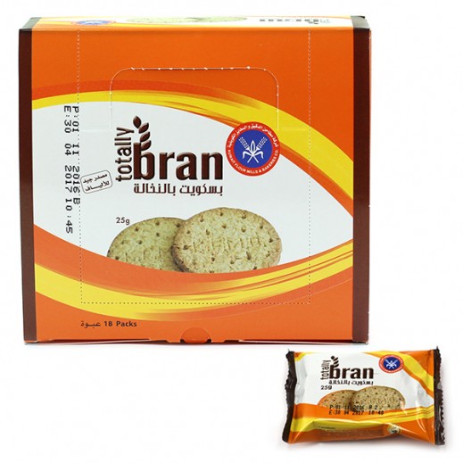 KFM Totally Bran Biscuits 25 g (18 Pieces) - delivered by Taw9eel Fast