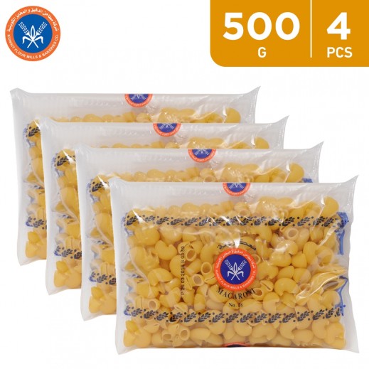 KFM Macaroni No.26 Pasta - 4 × 500 g - delivered by Taw9eel Fast