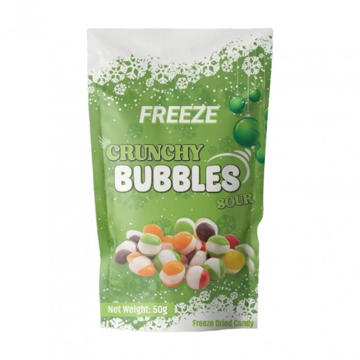 Dried Candy Crunchy Sour Bubble By Freeze 50g - delivered by Taw9eel Fast