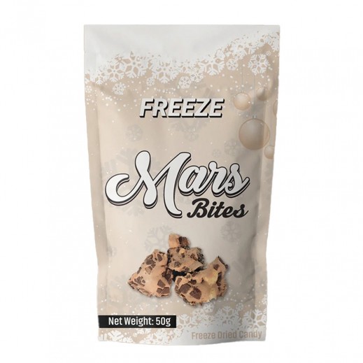 Freeze Mars Bites Mylar Chocolate Bag 50 g - delivered by Taw9eel Fast