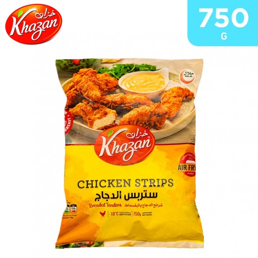 Khazan Premium Original Crunchy Chicken Strips - 750 g - delivered by Taw9eel Fast