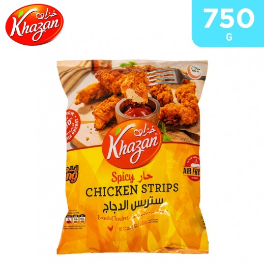 Khazan Frozen Premium Spicy Chicken Strips - 750 g