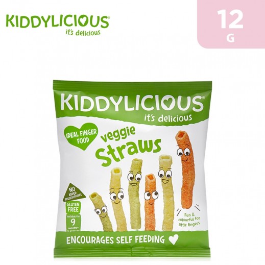 Kiddylicious Veggie Straws ( 9 Months Above) 12 g  - delivered by Taw9eel Fast