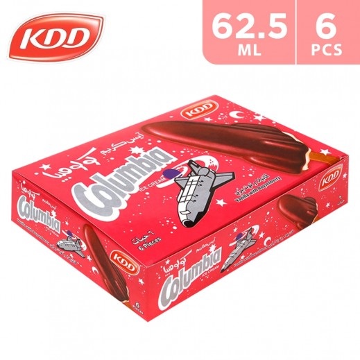 KDD Ice cream Columbia Stick 6 x 62.5 ml - delivered by Taw9eel Fast