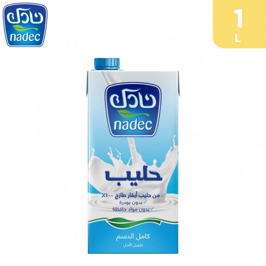 Nadec Long Life Full Fat Milk (1 L) - delivered by Taw9eel Fast