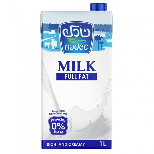 Nadec Long Life Full Fat Milk (1 L) - delivered by Taw9eel Fast