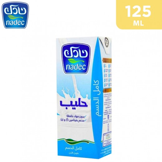 Nadec UHT Full Fat Milk 125 ml - delivered by Taw9eel Fast