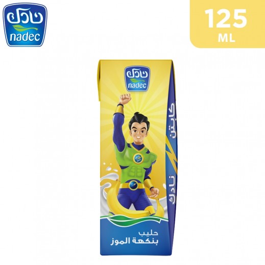 Nadec UHT Banana Milk 125 ml - delivered by Taw9eel Fast