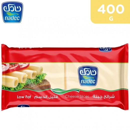 Nadec Low Fat Cheese Slices 400 g - delivered by Taw9eel Fast