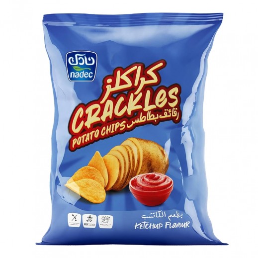 Nadec Crackles  Ketchup Flavour Potato Chips 155 g