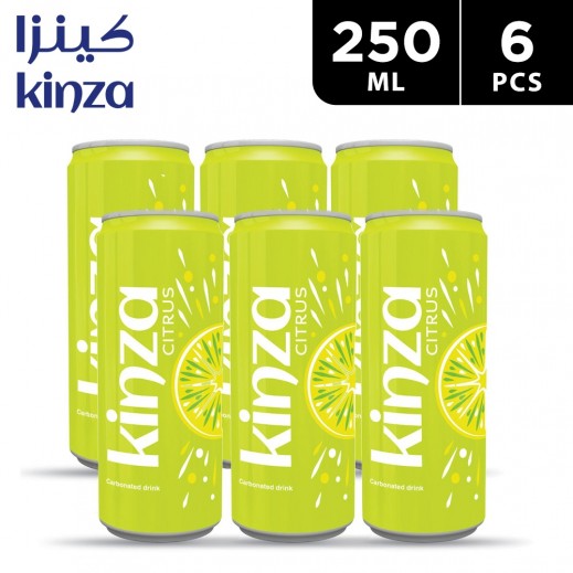 Kinza Citrus Drink Can 6 x 250 ml - delivered by Taw9eel Fast