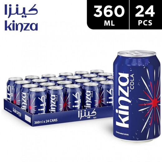 Kinza Cola Soft Drink 24×360 ml - delivered by Taw9eel Fast