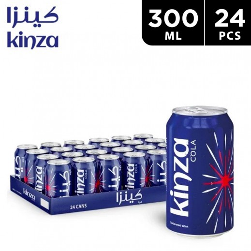 Kinza Cola Soft Drink Can 24×300 ml - delivered by Taw9eel Fast