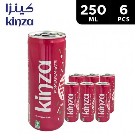 Kinza Pomegranite Soft Drink 6 × 250 ml - delivered by Taw9eel Fast