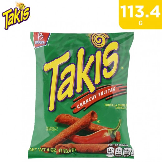 Takis Crunchy Fajitas Tortilla Chips 113.4 g