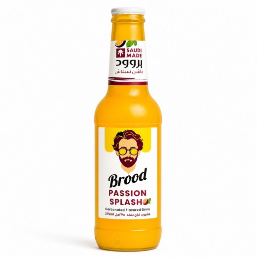 Brood Passion Splash Sparkling Drink 275ml - delivered by Taw9eel Fast