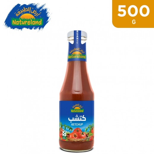 Natureland Tomato Ketchup 500 g - delivered by Taw9eel Fast