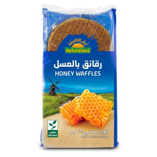 Natureland Honey Waffles 175 g - delivered by Taw9eel Fast