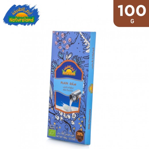 Natureland Milk Chocolate 100g - delivered by Taw9eel Fast