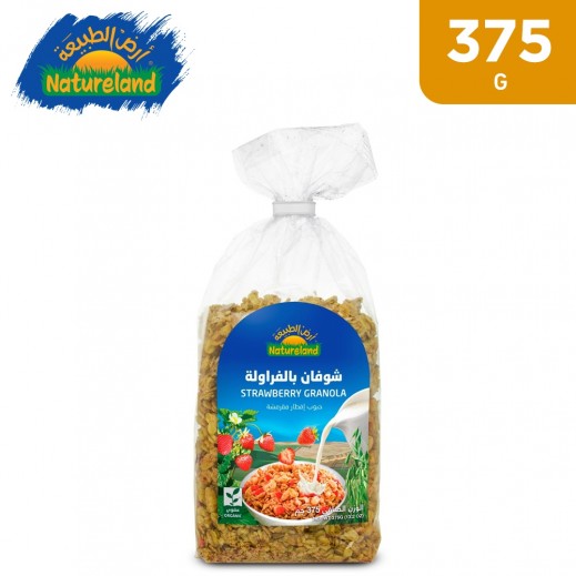 Natureland Organic Strawberry Granola 375 g - delivered by Taw9eel Fast