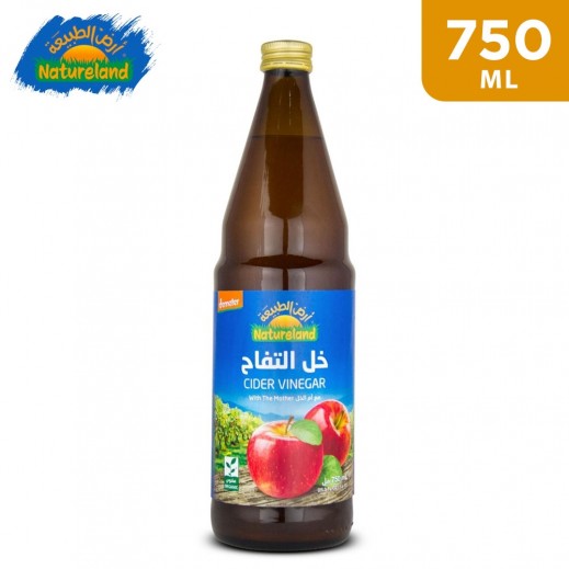 Natureland Organic Cider Vinegar 750 ml - delivered by Taw9eel Fast