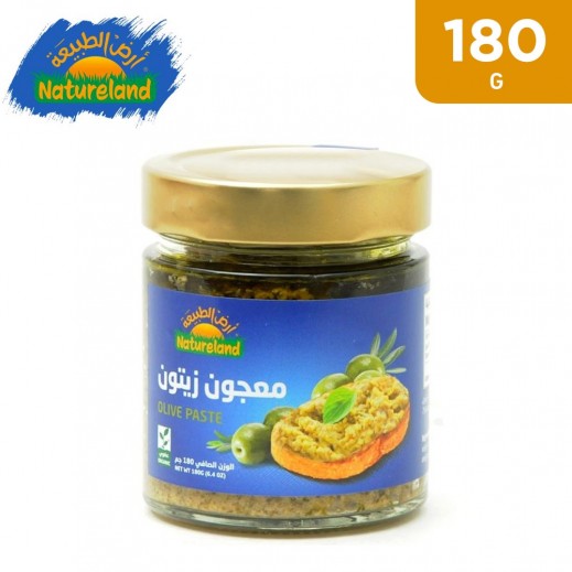 Natureland Organic Green Olive Paste 180 g