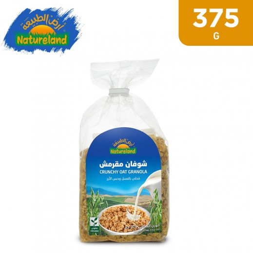 Natureland Organic Crunchy Oat Granola 375 g - delivered by Taw9eel Fast