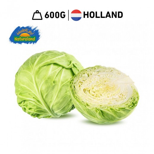 Natureland Fresh Organic White Cabbage 600 g