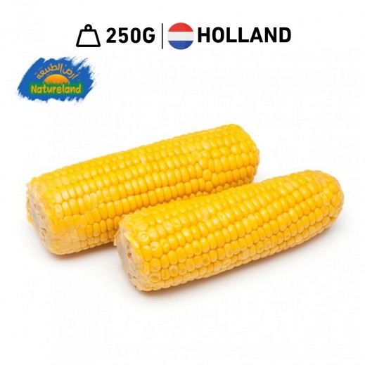 Natureland Fresh Organic Sweetcorn 250 g