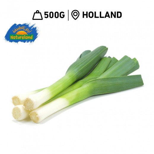 Natureland Fresh Organic Leeks 500 g - delivered by Taw9eel Fast