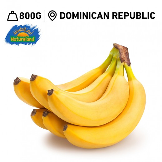 Natureland Fresh Banana 800 g - delivered by Taw9eel Fast