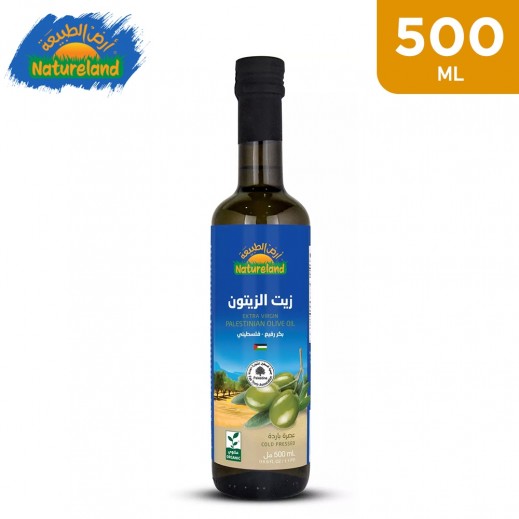 Natureland Extra Virgin Palestinian Olive Oil 500 ml - delivered by Taw9eel Fast
