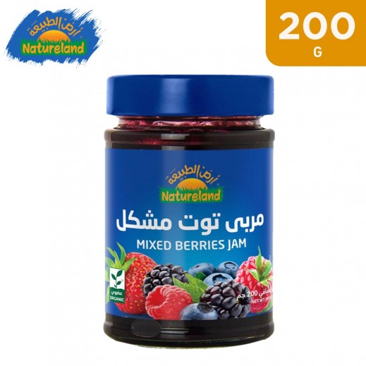 Natureland Organic Mixed Berries Jam 200 g - delivered by Taw9eel Fast